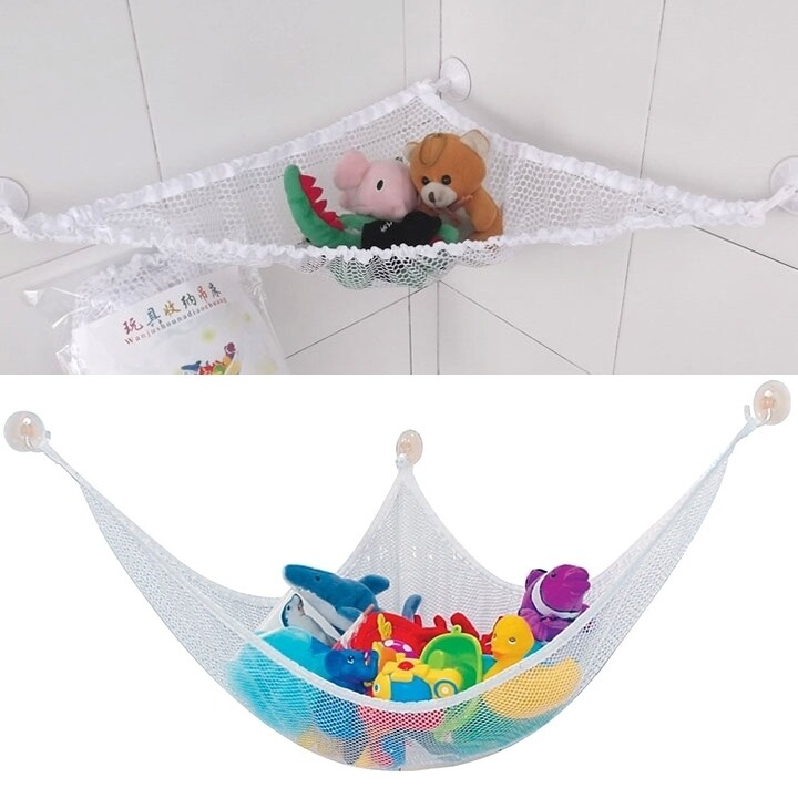 GETEK Hanging Multipurpose Stuffed Toy Hammock Net (White)