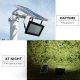 GOOD 150LED Solar Powered Spotlight Radar Induction IP65 Waterproof Outdoor Lamp Pure White