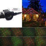 GOOD Outdoor LED Lawn Lamp Dynamic Laser Light Waterproof Remote Control Spot Light US Plug Black