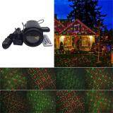 GOOD Outdoor LED Lawn Lamp Laser Light With Remote Control Garden Decorative Lights Black