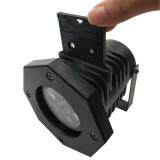 GOOD Outdoor LED Lawn Lamp Waterproof Laser Light Different Pattern Change Card US Plug Black