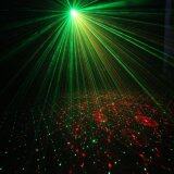 HappyLife Y12 Mini Red Green Sound Automatic Moving Laser 12 Patternsprojector Club Bar Lighting Lights Dance Disco Home Party Xmas Djstage Light Show + Tripod