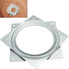 Heavy Duty Metal Bearing Rotating Swivel Turntable Plate TV Rack Desk Lazy Susan Square 6 inch