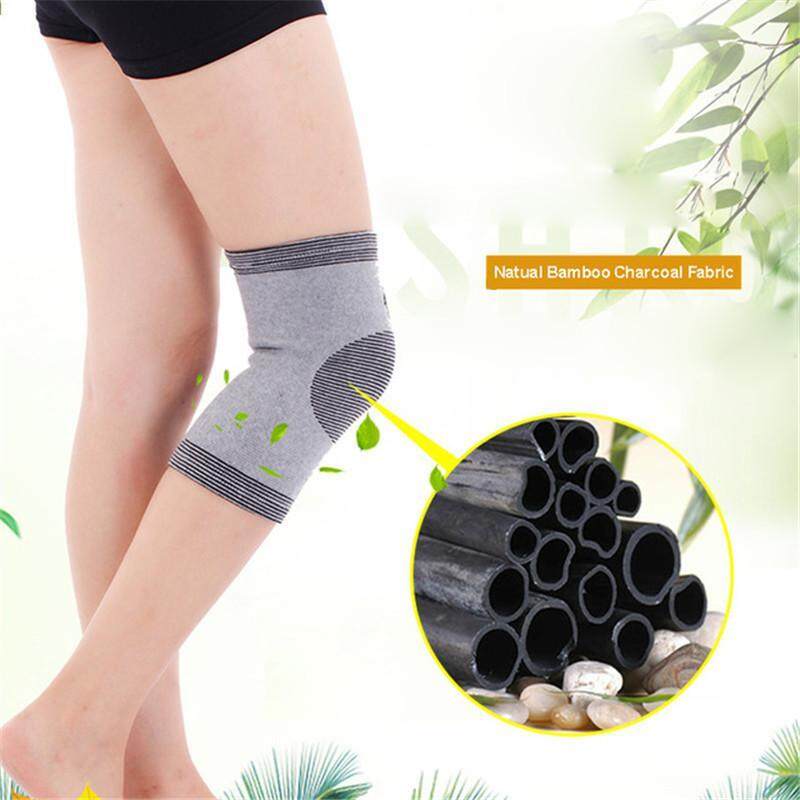 High quality 1 Piece Knee Protector Autumn and Winter Elasticity Breathable Knee Pads Relief Prevent Arthritis Knee Guard Sports Knee Support - S