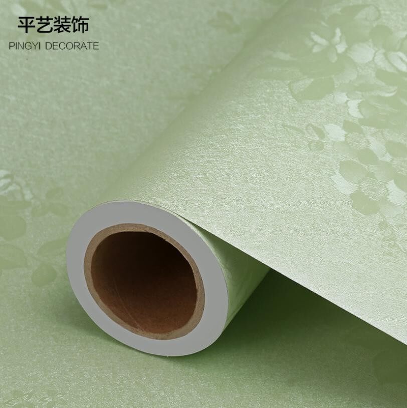 Home Wallpaper For Décor Prices Brands Review In High Quality 60 120cm Self Adhesive Pvc Green Wallpaper Moisture Proof