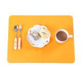 High Quality Rectangle silicone mat insulation pad Heat Insulation Pad Bakeware Kid Table Mat(orange)