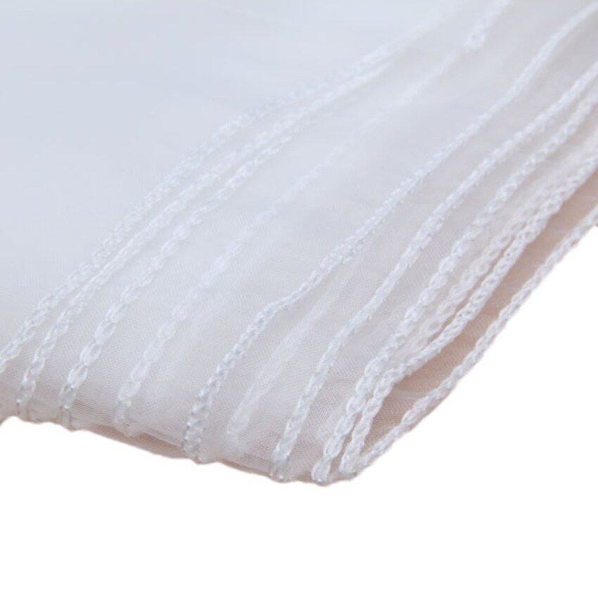 HKS Table Organza Runners Fabric DIY Wedding Party Bow Decoration (White) - intl