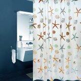 Hot Sale 1pc starfish shower curtain high quality Bathroom curtains shower bath curtains PEVA Waterproof shower curtain