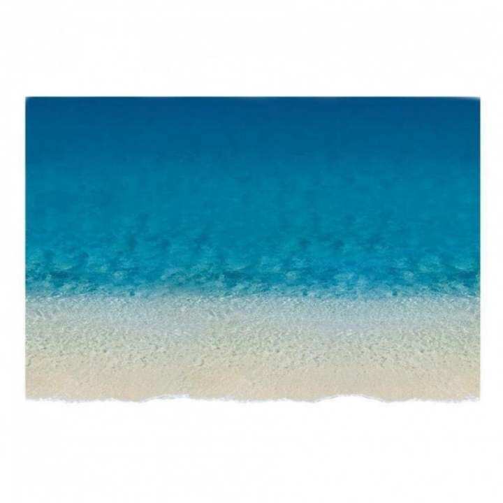 Hot Selling 3D Beach Decal Wall Sticker Home Floor Decor Exotic Beach View Art Wallpaper Mural