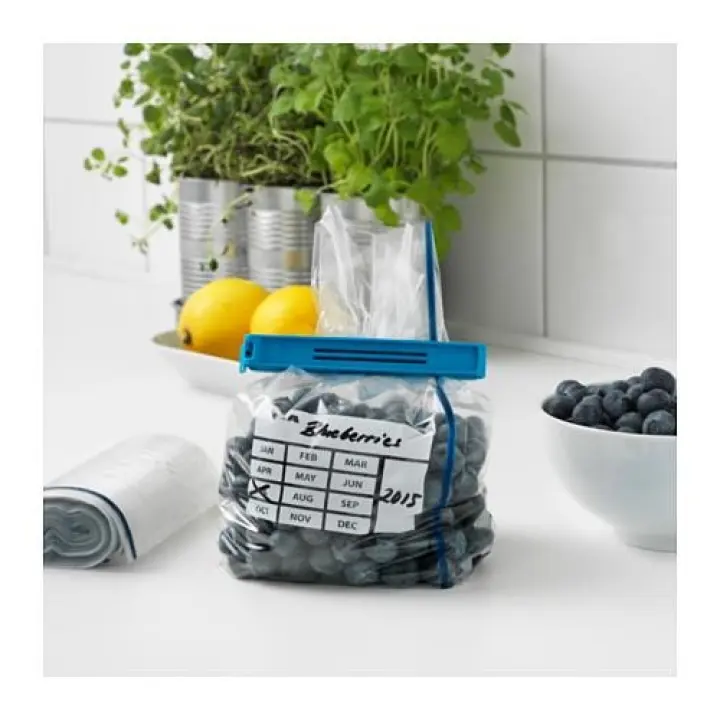 Ikea 0757901195440 Bevara Sealing Clips Various Sizes Polypropylene Bright Colours 16 X 12 X 3 Cm Amazon Co Uk Kitchen Home