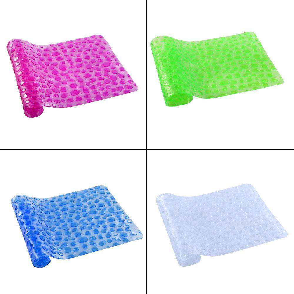 iooilyu New Non-Slip Bathroom Mat Pebble Foot Massage Pvc Mat,4 Colors - intl