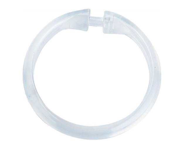 iooiopo Round Shower Curtain Ring (Light Blue,Set of 12pcs) - intl