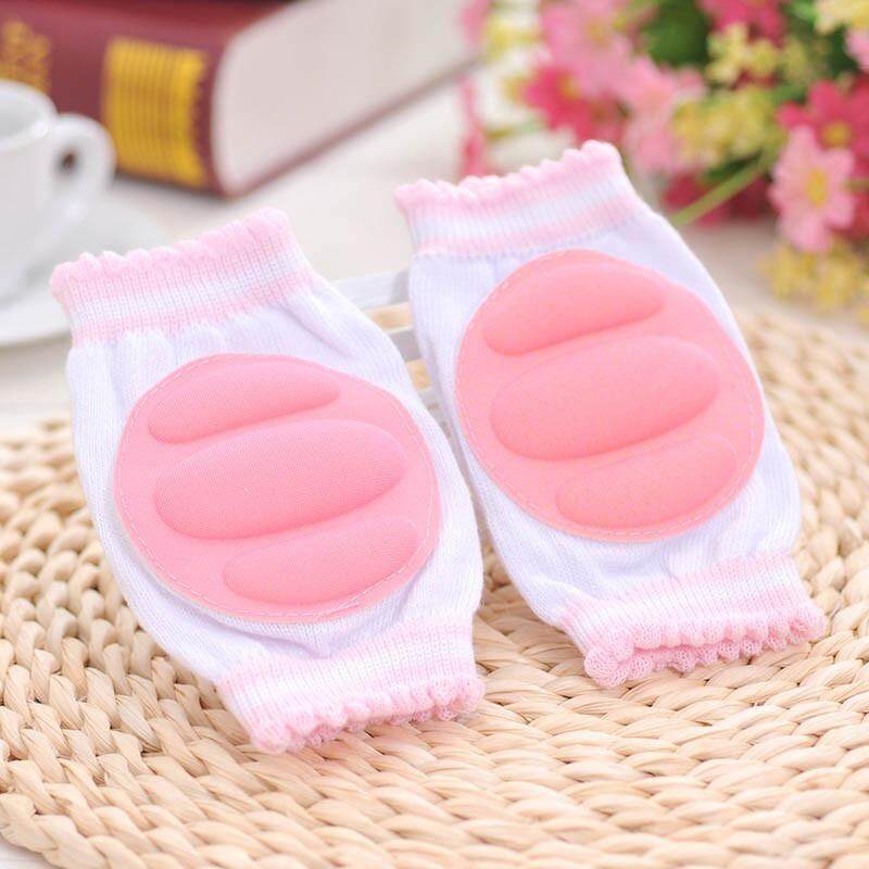 1Pair Baby Knee Pads Crawling Elbow Cushion Baby Childish Knee Protector Pink
