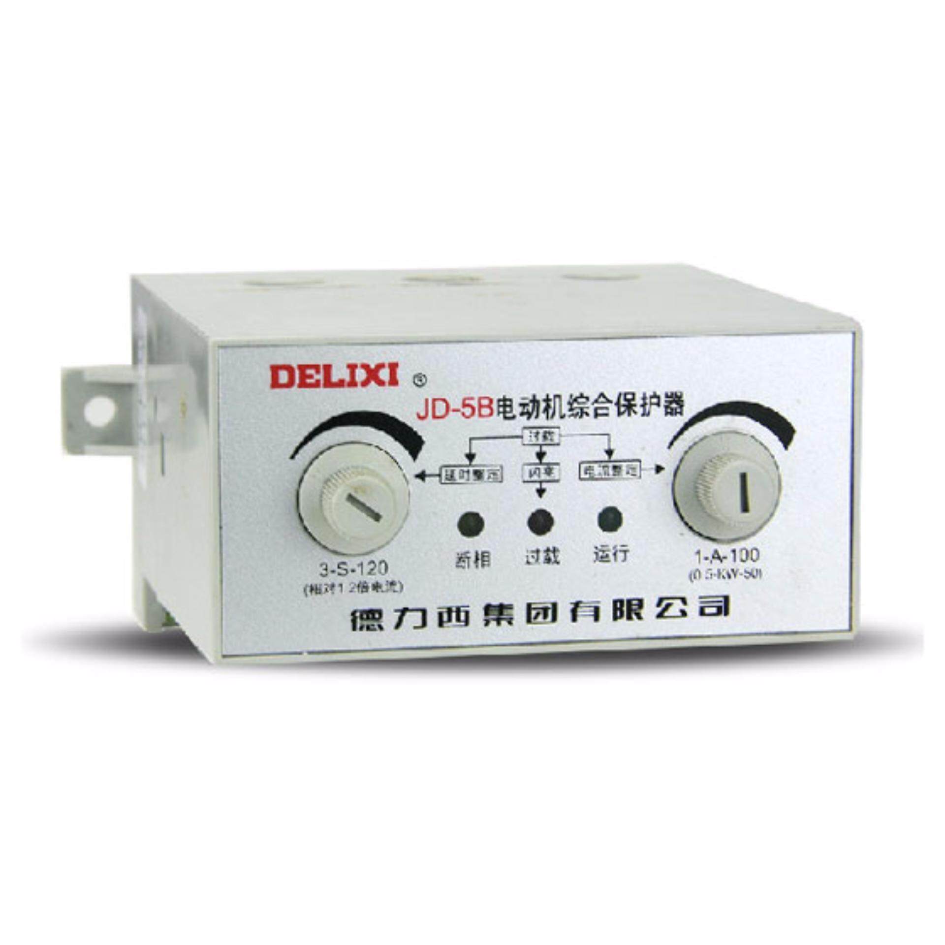 JD-5B 1-100A AC380V Motor Pelindung Terpadu Alarm Motor Tidak Memiliki Fase Perlindungan Terpadu Relay Delixi-Internasional