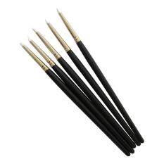 Kobwa 5Pcs Silicone Nail Art Pen Brushes Carving Craft Pottery Sculpture Brush Building Clay DIY Tools Set
