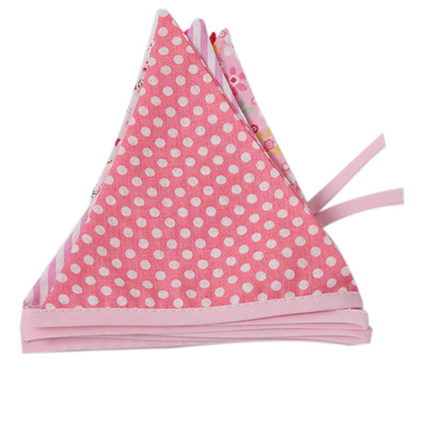 Feng Qi shop Lalang Colorful Flags  Pink