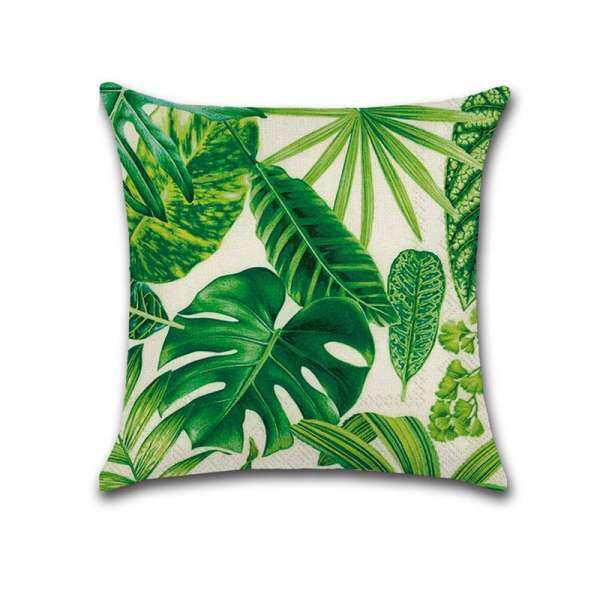 Leaf Throw Pillow Cover Cushion Case Suitable For Sofa Bed Office style:1