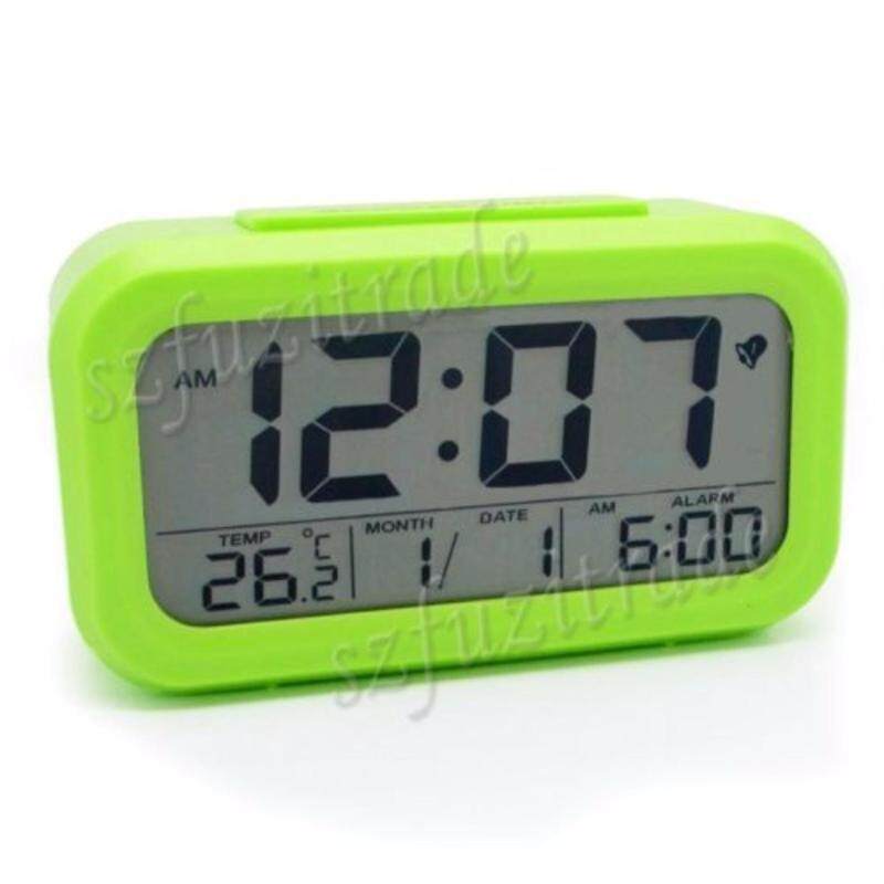 ĐÈN LED Kỹ Thuật Số Đèn Nền Đồng Hồ Báo Thức LCD Hẹn Giờ Lịch Nhiệt Kế Để Bàn Báo Lại bán chạy