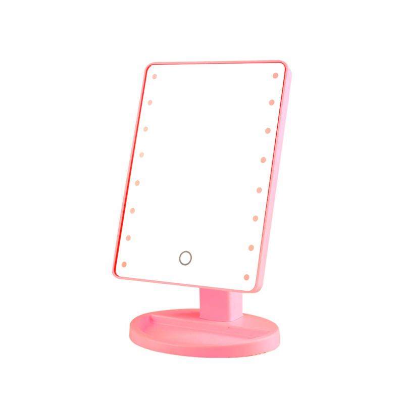 Màn Hình LED Cảm Ứng Gương Trang Điểm Chuyên Nghiệp VANITY MIRROR Với 16/22 Đèn LED Sức Khỏe Vẻ Đẹp Có Thể Điều Chỉnh Lật Số Để Bàn Xoay 180