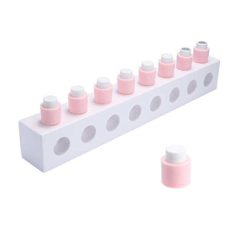 leegoal DIY Assembling Building Blocks Wall Hooks,Bathroom Self-adhesive Towel Hanger Hooks Wall Mount Key Rack Organizer,White+Pink