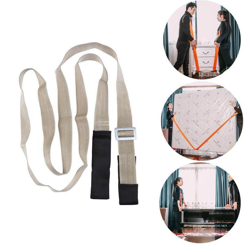 leegoal Lifting And Moving Straps(2PCS) And Extension Straps Harness(2PCS),2-Persons Furniture Carrying Belts Lifting And Moving System Shoulder Strap Moving Harness Cradles,Camel Color