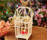 leegoal Metal Votive Candle Holder Hanging Lantern Home Centerpiece (White,Random Pattern)