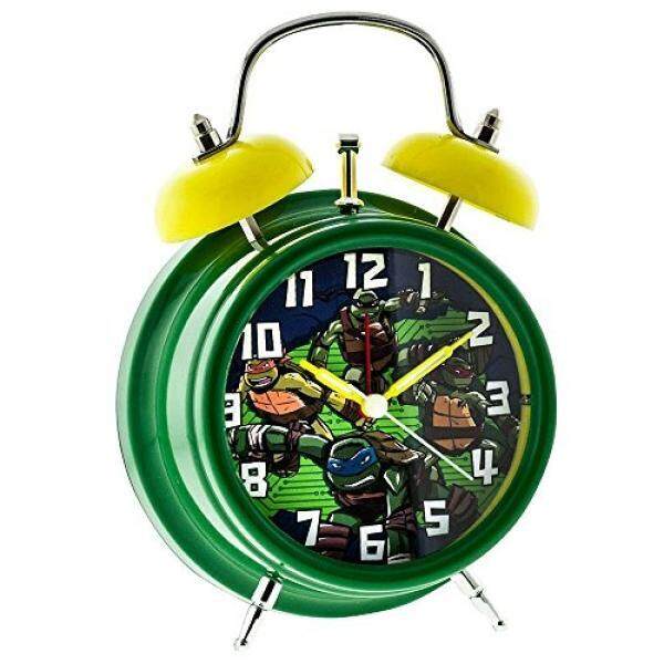 Ringan-Hingga Kembar Lonceng Teenage Mutan Ninja Turtles Alarm Clockgreen/Kuning BIAODE253-Internasional