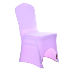 Lightpurple Chaircase Removable Penutup Kursi Sarung Kursi Polyester untuk Hotel Banquet