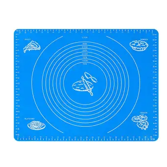 blue silicone baking mat