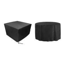 MagiDeal Outdoor Furniture Cover Waterproof Garden Furniture Protector Round Cube