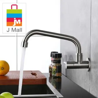 Mcpro Plus Stainless Steel Sus 304 Kitchen Faucet Core Elbow Wall Sink Tap Ss01w