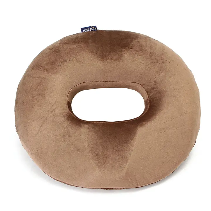 Memory Foam Hemorrhoid Treatment Ring Donut Travel Support Seat