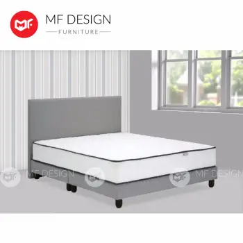 Mf Design Ryder Queen Size Divan Bed Grey Frame Fabric Mf Design Ryder Queen Size Divan Bed Grey Frame Fabric