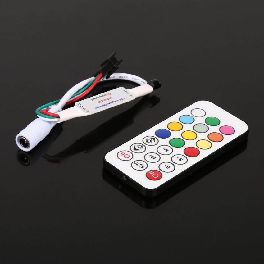 Mini 21 Keys IR Wireless Remote Controller For WS2811 WS2812B LED Strip Lights DC 5-24V - intl