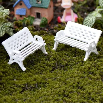 Mini Park Bench Garden Decor 5pcs Small Lazada Ph