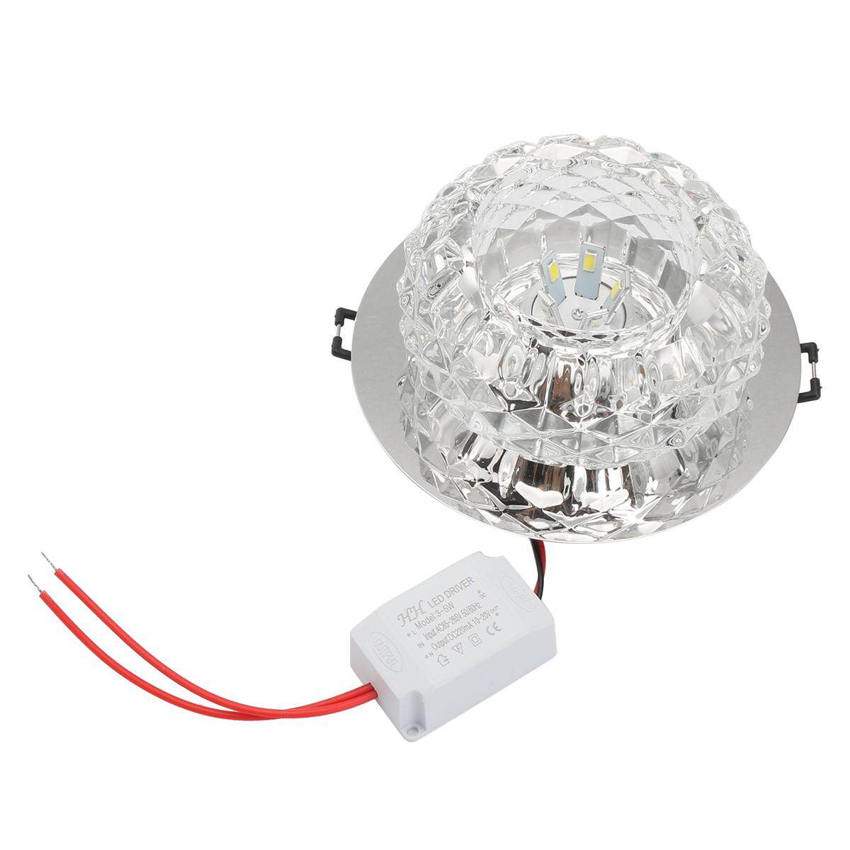 Modern Crystal 5W LED Ceiling Light Fixture Pendant Lamp Lighting Chandelier - intl
