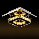 Modern Crystal Ceiling Light Pendant Lamp Fixture Chandelier Living Room Decor