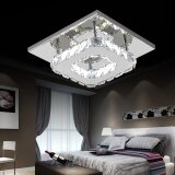 Modern Crystal Ceiling Light Pendant Lamp Fixture Chandelier Living Room Decor