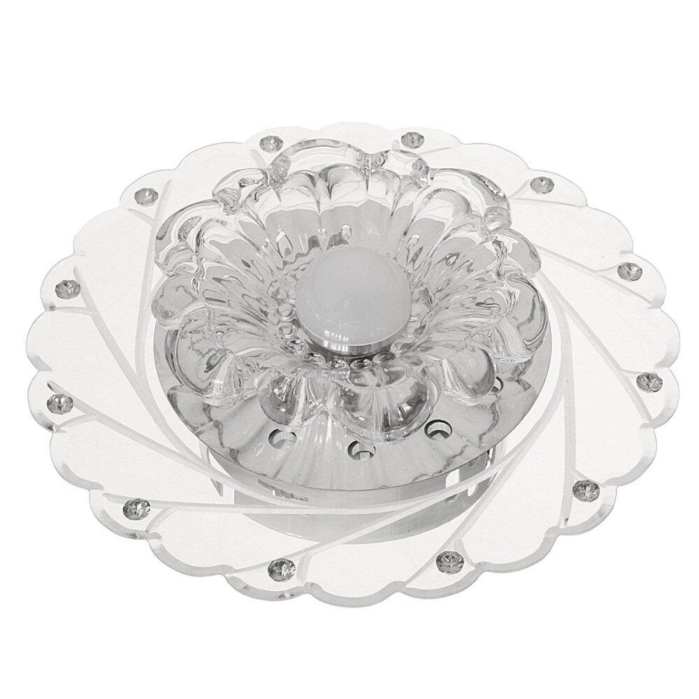 Modern Crystal LED Ceiling Fixture Blue Light Superior Home Lamp Chandelier - intl