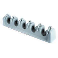 LB Mop and Broom Holder, Garage Storage Hanger Rack, Storage Organizer Solutions for Garden And Cleaning Tool Handles Specification:Five hanging 410*63*82mm