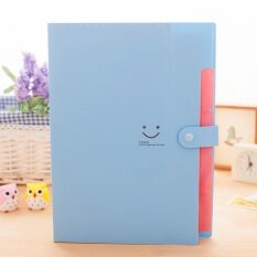 MStore Creative Cute Stationery Office Supplies Data Book Multi-A4 Filefolder Insert Page Paper Clip Data Bag File Bag