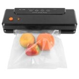 [Buy 1 Get 1 Free Food Storage Bag] Multi-function Automatic Vacuum Sealer Sealing System Keeps Food Fresh Black EU Plug