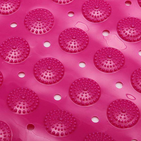 Multicolor Non Slip Rubber Bath Mat Shower Toilet Room Rug Pad Tub Floor Suction - intl