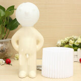 Naughty & Shy Mr. P Boy Art Table Desktop AC Night Light Reading Lamp kids Gift  White