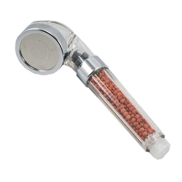 Negative Ion SPA Shower Head Purify Filter 6cm Cystal Clear Lazada