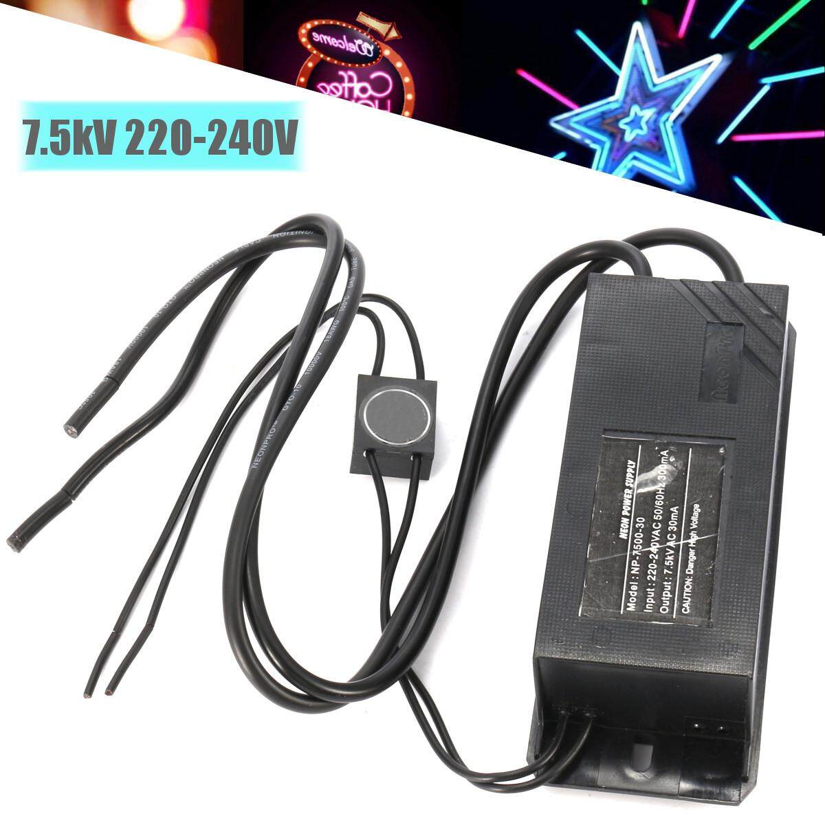 Neon Light Electronic Transformer 220-240V 50Hz 7.5kV Neon Power Supply - intl