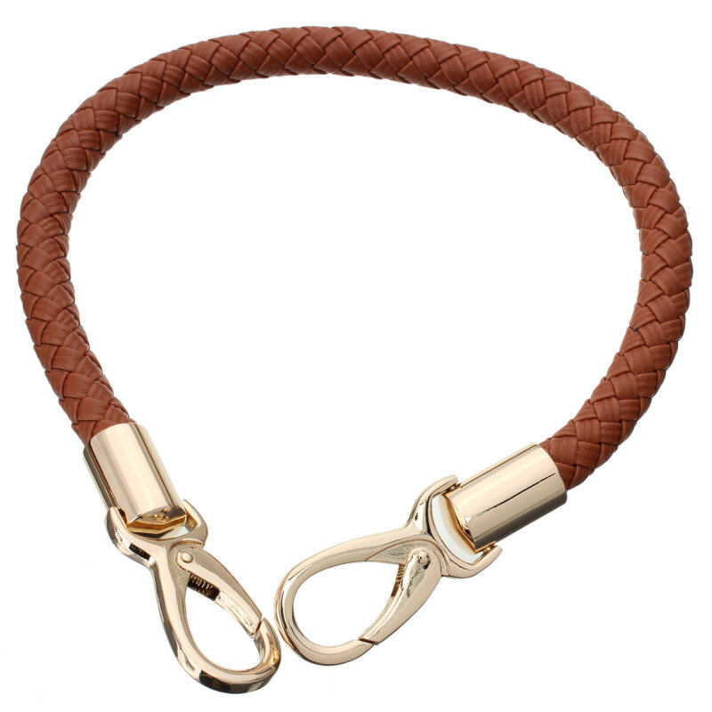 New Replacement Convenient Round DIY Purse Handle Shoulder Bags Handbag Strap Brown