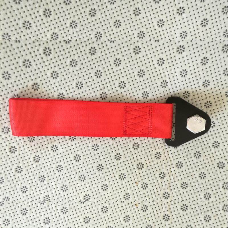 Newest High Strength Nylon Tow Strap For Front/Rear Truck/SUV Hauling Rope Bumper Hook (Size/Style:One Size ᆪᆲColorᆪᄎRed)