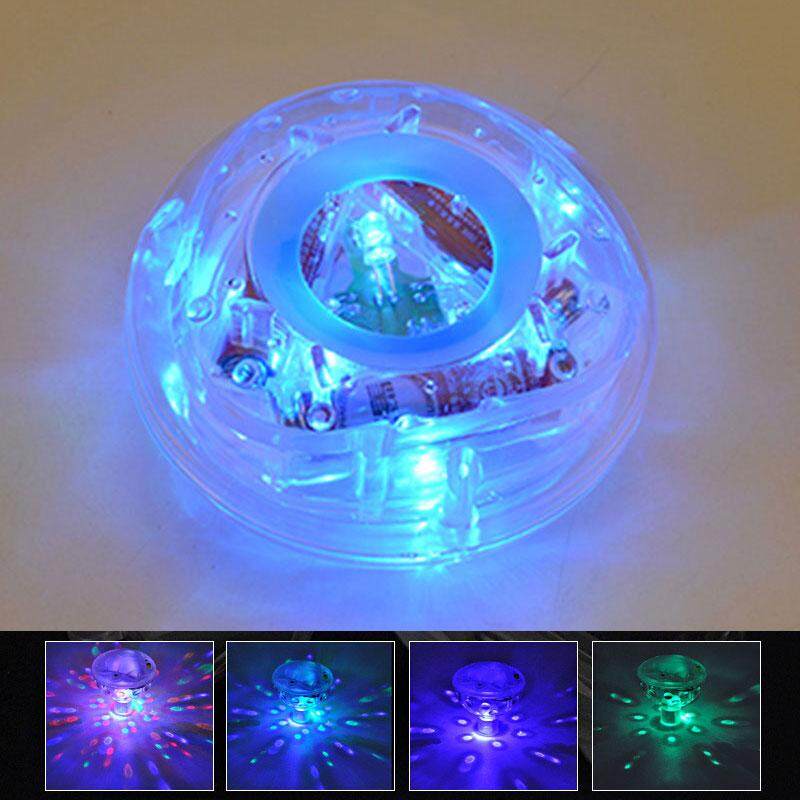 Newworldmall LED Flashing Light Up Floating Water Kids Party In the Tub Bath Time Shower Toys - intl