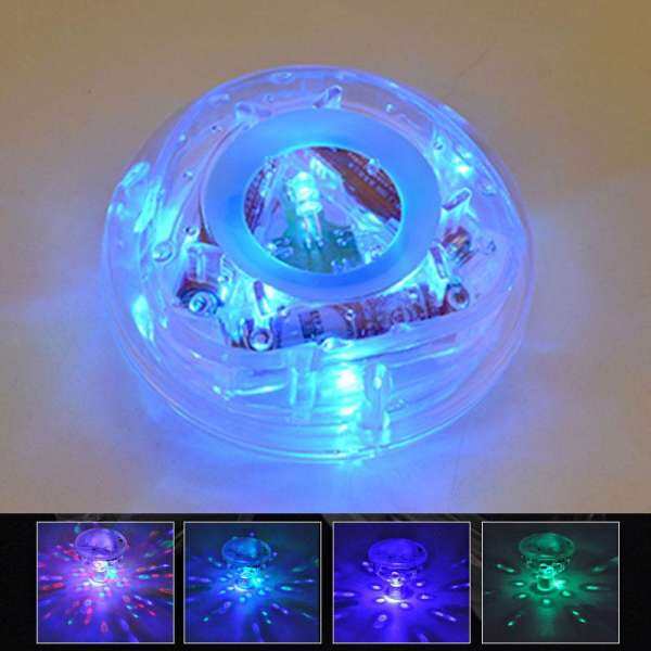 Newworldmall LED Flashing Light Up Floating Water Kids Party In the Tub Bath Time Shower Toys - intl